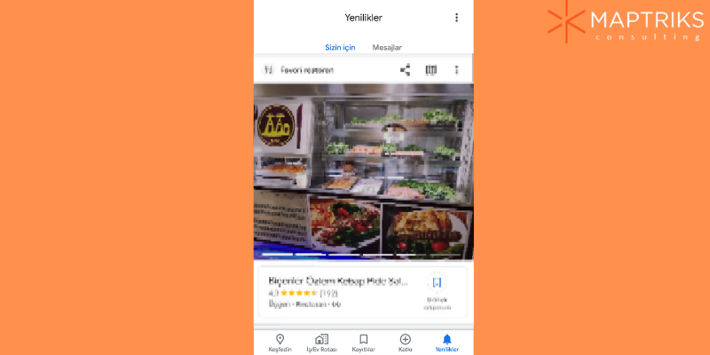 google maps, google haritalar yenilikler butonu